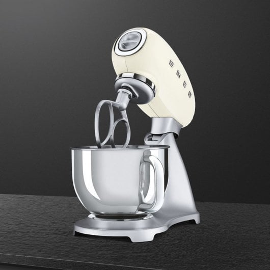 Smeg SMF02CREU Küchenmaschine, 800 W, Creme