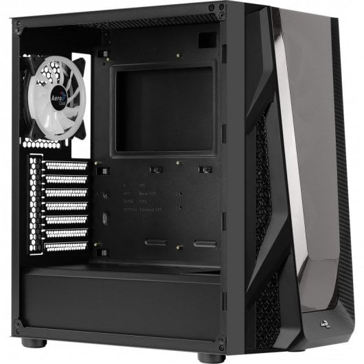 Aerocool NightHawk Duo ARGB Vidro Temperado USB 3.0 Preta