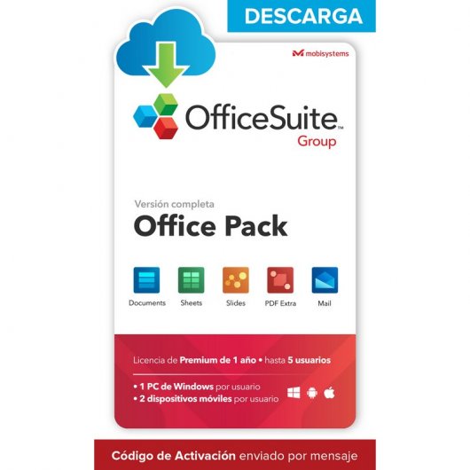 OfficeSuite Group Licencia 5 Usuarios 1 Año