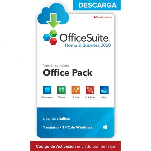 OfficeSuite Home & Business 2020 Licencia Completa 1 PC/Usuario