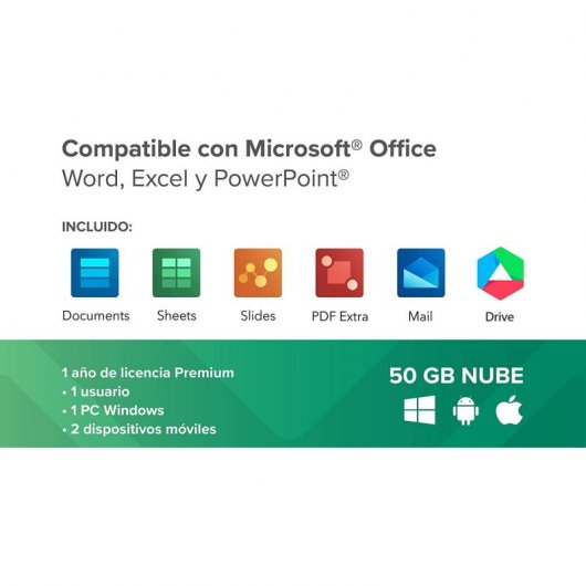 OfficeSuite Personal Licencia 1 Usuario 1 Año