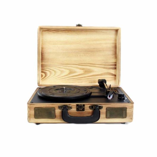 Platine Prixton VC400 2 x 3 W Bluetooth USB Direct Drive bois