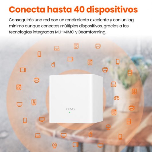 Tenda Nova MW3 Sistema WiFi Mesh Dual Band AC1200