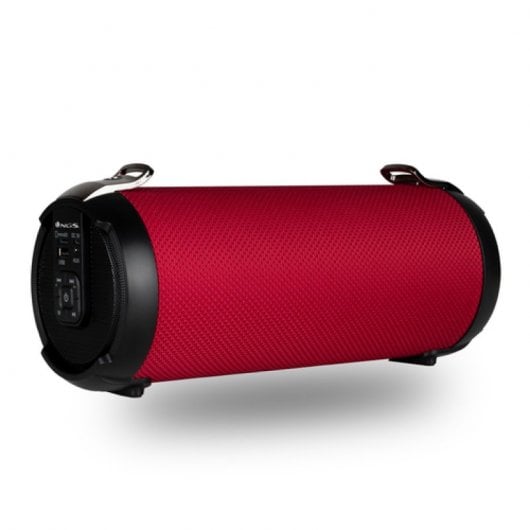 NGS Tempo Black Coluna Bluetooth Vermelha