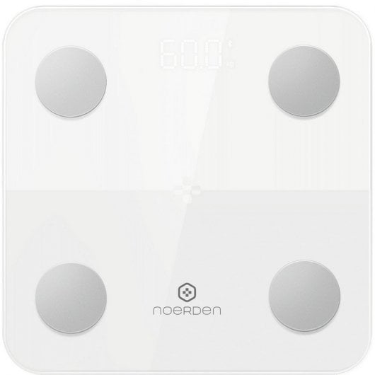 Noerden Minimi Báscula Digital Blanca