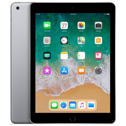 Apple iPad 2018 WiFi 128GB Gris Espacial + Otterbox Defender Funda para iPad 9.7"