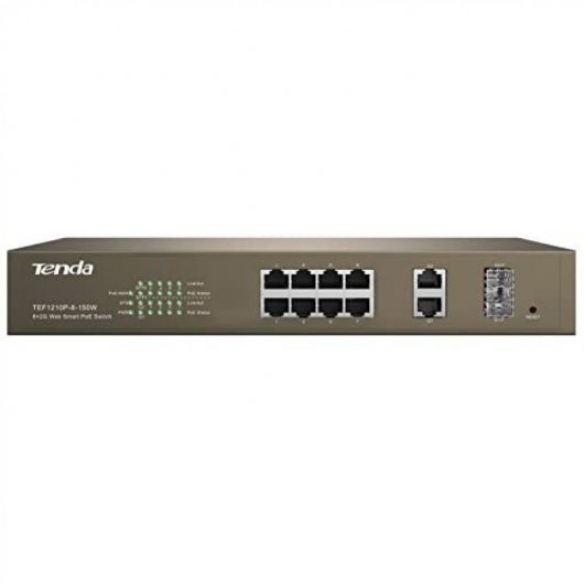 Switch PoE Web intelligente Tenda TEF1210P-8-150W
