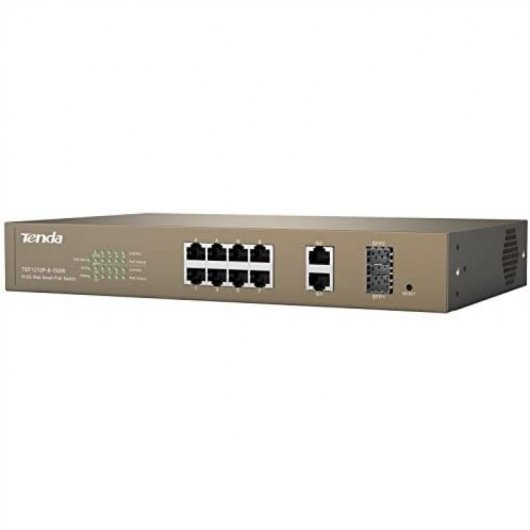 Switch PoE Web intelligente Tenda TEF1210P-8-150W