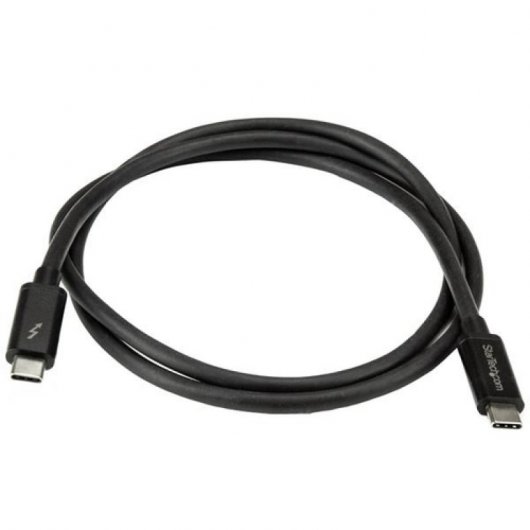 StarTech.com TBLT3MM1M Thunderbolt-Kabel 20 Gbit/s Schwarz