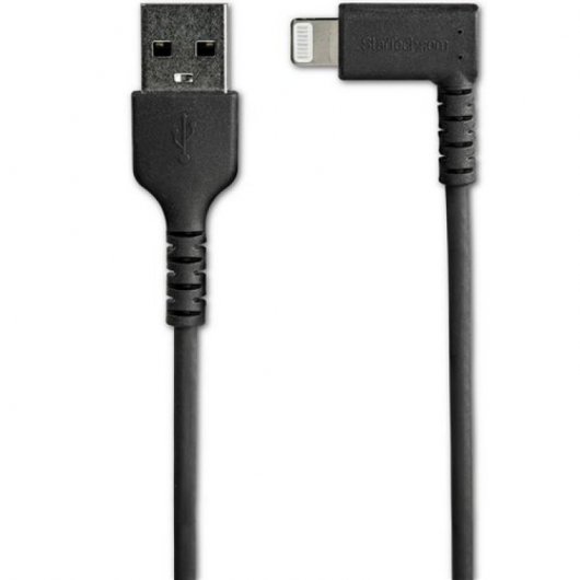 Startech Cable Lightning a USB en Ángulo Acodado 1m Negro