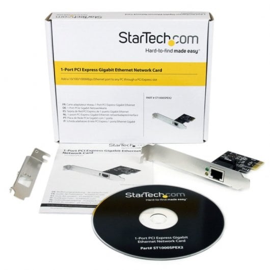 Startech Adaptador Tarjeta de Red NIC PCI Express PCI-e de 1 Puerto Gigabit Ethernet