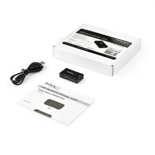 StarTech.com Booster HDMI 4K 60Hz 14 m - Alimentazione da USB - Amplificatore e Ripetitore HDMI Inline - Supporto Audio surround 7.1