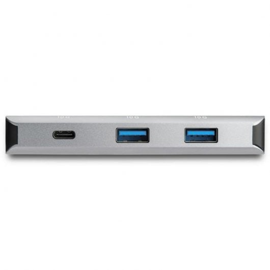 StarTech.com Hub USB-C 4 Ports - 3 Ports USB-A, 1 Port USB-C - HUB Adaptateur SuperSpeed Type C USB 3.2 Gen 2 (10Gbps) - Alimenté par bus USB - Hub Adaptateur USB-C vers USB compacte - Hub Portable - Aluminium