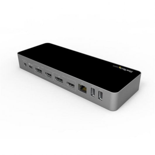 StarTech.com DK30C2DPPDUE laptop-dockingstation & portreplikator Kabelgebunden USB 3.2 Gen 1 (3.1 Gen 1) Type-C Schwarz, Grau