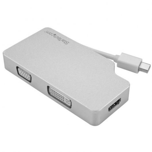 Startech Adaptador de Vídeo USB-C Multipuertos 3 en 1 Aluminio