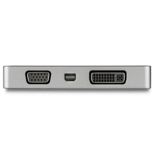 Startech Adaptador de Vídeo USB-C Multipuertos 4 en 1 Aluminio
