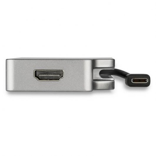 Startech Adaptador de Vídeo USB-C Multipuertos 4 en 1 Aluminio