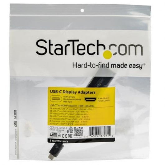 StarTech.com CDP2HD4K60H USB-Grafikadapter 3840 x 2160 Pixel