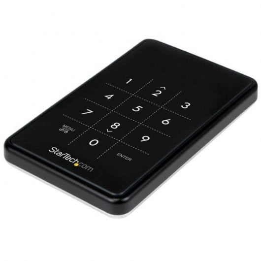 Startech Enclosure USB 3.0 crittografato per disco rigido SATA III da 2,5" nero