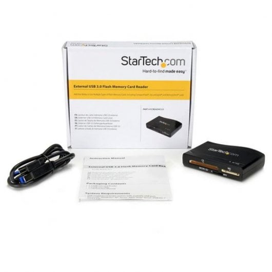Startech Lector Multi Tarjetas de Memoria USB 3.0 Negro