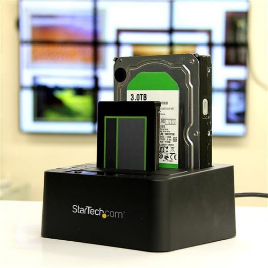 Startech Base de Conexión USB 3.1 2 Bahías para Disco Duro 2.5"/3.5"