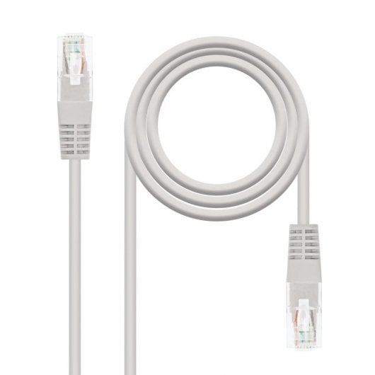 Nanocable Cable de Red RJ-45 UTP AWG24 Cat. 5e 1.5m Gris