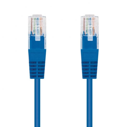 Cavo di rete Nanocable RJ45 UTP AWG24 Cat. 5e 5m Blu