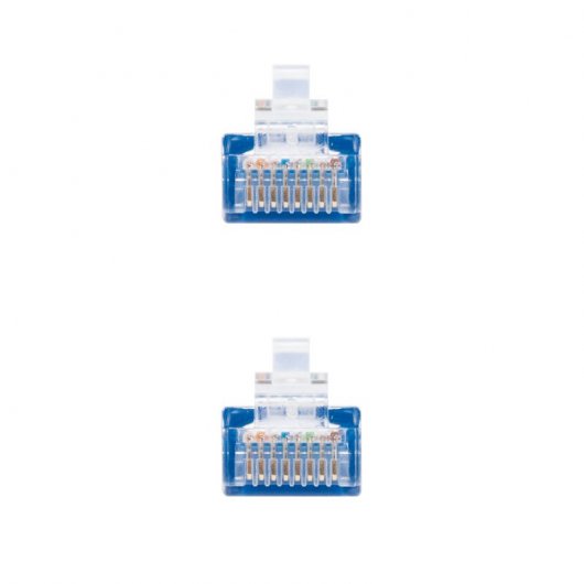 Cavo di rete Nanocable RJ45 UTP AWG24 Cat. 5e 5m Blu