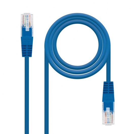 Nanocable Cable de Red RJ45 UTP AWG24 Cat. 5e 5m Azul