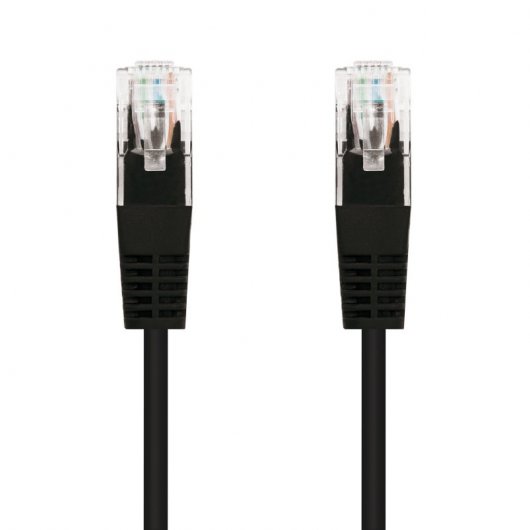 Nanocable Cabo de Rede RJ-45 UTP AWG24 Cat.6 1m Preto