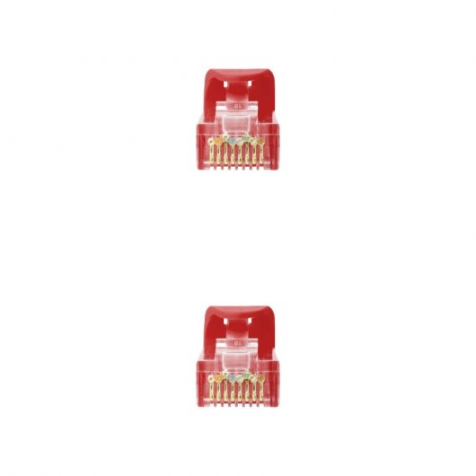 Nanocable Cable de Red RJ45 LSZH Cat.6A UTP AWG24 1m Color Rojo