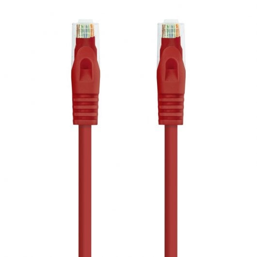 Nanocable Cable de Red RJ45 LSZH Cat.6A UTP AWG24 3m Rojo