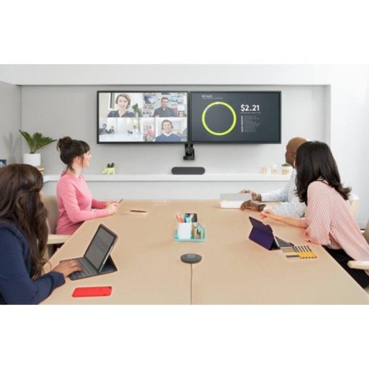 Kit de Visioconférence Logitech Rally 4K PTZ 15x Zoom Pour Salles de Réunion