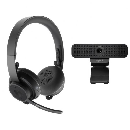 Logitech Kit de collaboration vidéo personnelle - Zone Wireless + webcam C925e