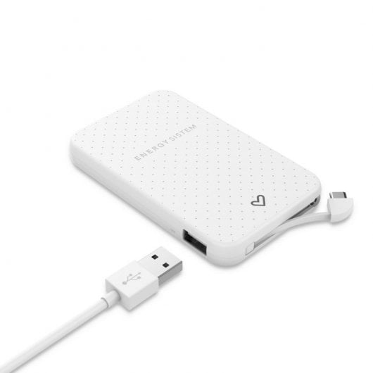 Energy Sistem Extra Battery Powerbank 5000mAh Snow