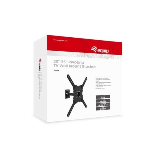 Equip Soporte de Pared para Pantalla 13" - 55" Brazo Inclinable Y Giratorio hasta 30Kg