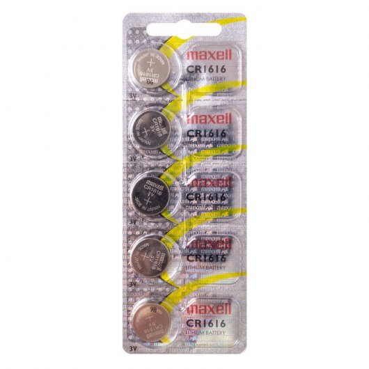 Maxell CR 1616 Pack 5 Pilas de Botón Litio