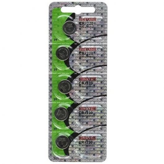 Maxell CR 1220 Pack 5 piles bouton au lithium