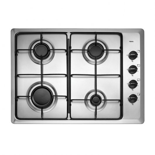 Teka HLX 50 4G AL Placa de Gas Natural 4 Zonas 50cm Acero Inoxidable