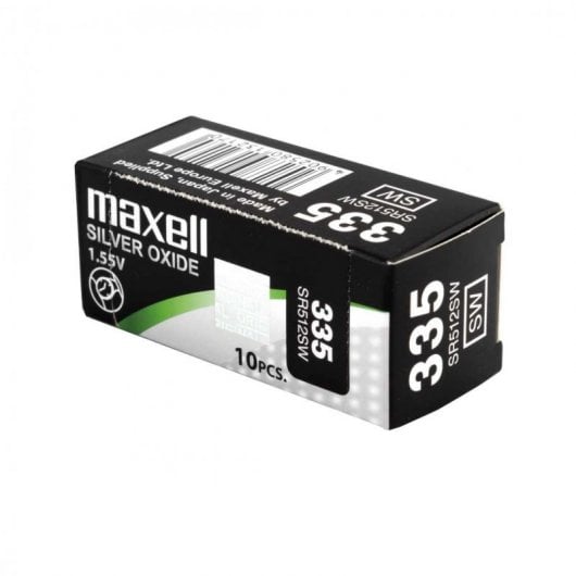 Maxell SR512SW Pack de 10 Pilas de Botón 335