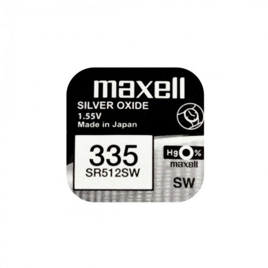 Maxell SR512SW Pack de 10 Pilas de Botón 335
