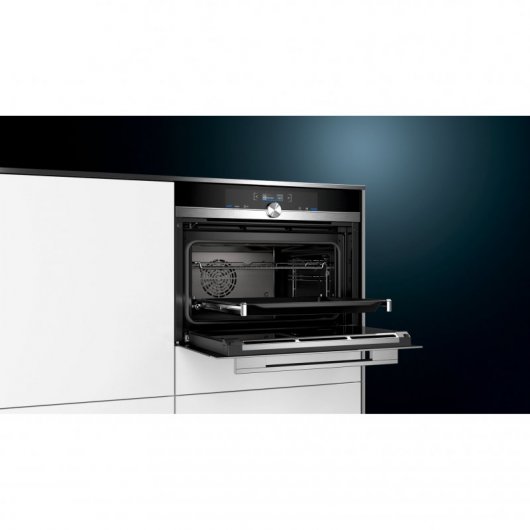 Siemens CB635GNS3 iQ700 Horno Compacto Multifunción 47L A+ Acero Inoxidable