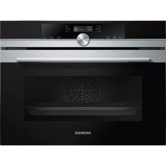 Siemens CB635GNS3 iQ700 Horno Compacto Multifunción 47L A+ Acero Inoxidable