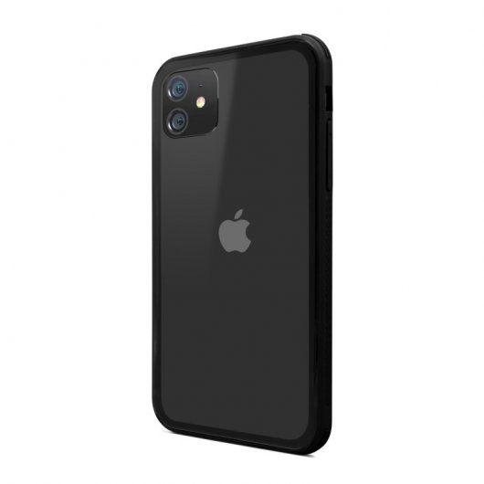 Nueboo New Glass Transparente Bordes Negros para iPhone 11