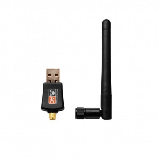 Unotec Adaptador WiFi con Antena 600Mbps