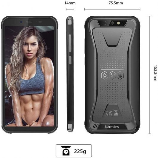 Blackview BV5500 2/16GB Dual Sim Negro Libre