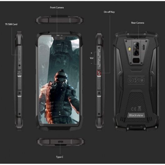 Blackview BV9700 Pro 6/128GB Dual Sim Gris Libre