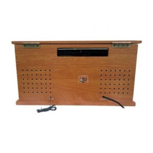 Tocadiscos Sunstech PXRC52CD 5W RMS Bluetooth Trazione Diretta CD Cassette MP3 Legno