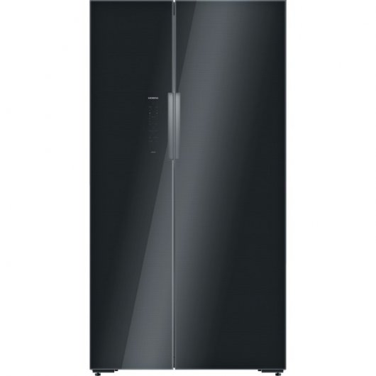 Siemens iQ700 KA92NLB35 Frigorífico Americano A++ Acero Inoxidable Negro