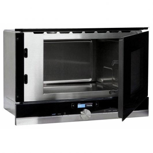 Siemens iQ700 BF634RGS1 Microondas Integrable 21L Acero Inoxidable/Negro
